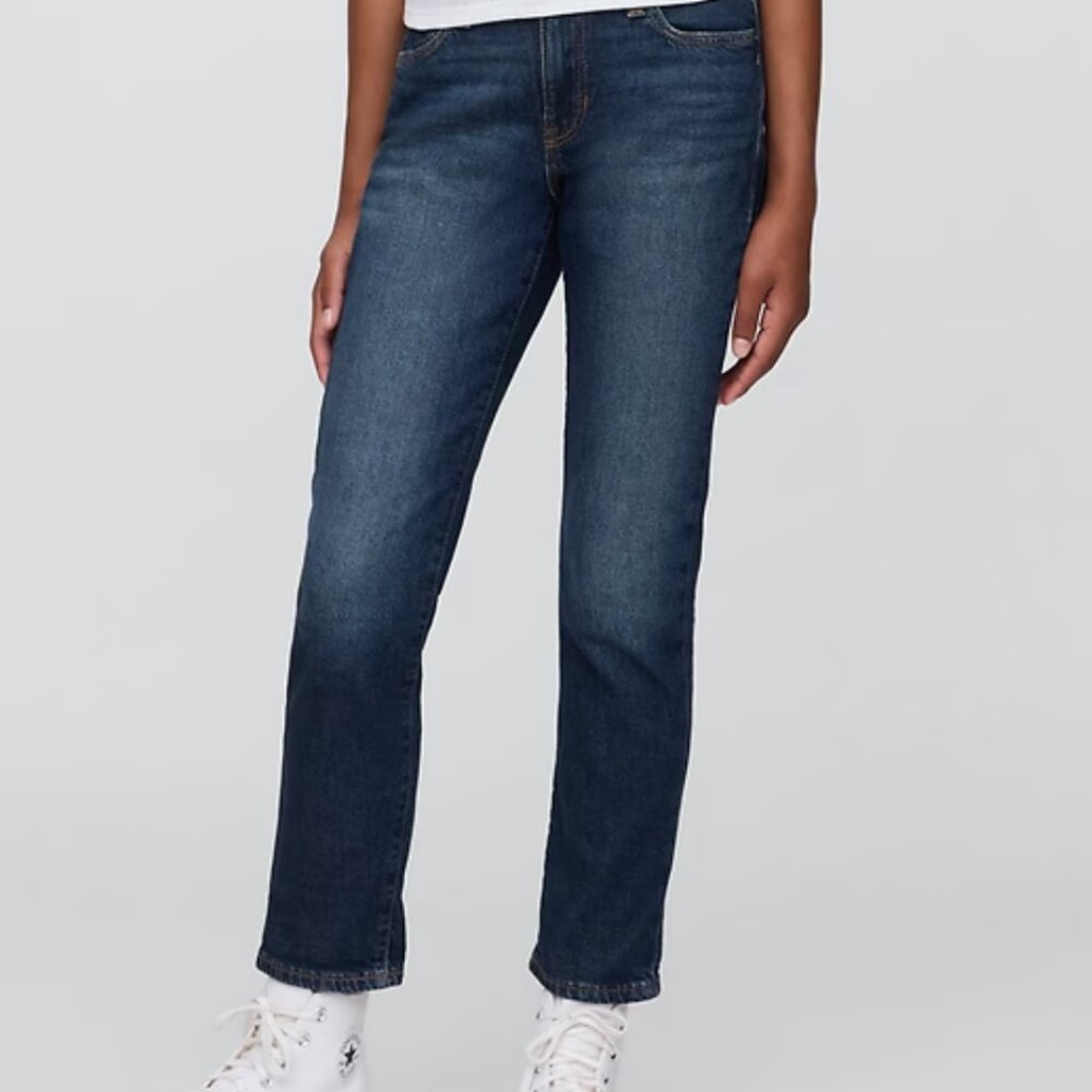 GAP Kids Mid Rise Girlfriend Jeans 14 PLUS NWT